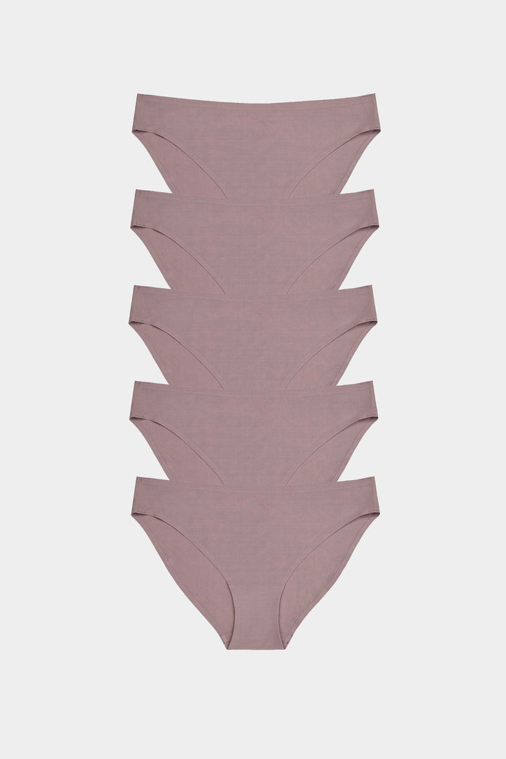 Bikini [Dusty Mauve] Five Bundle