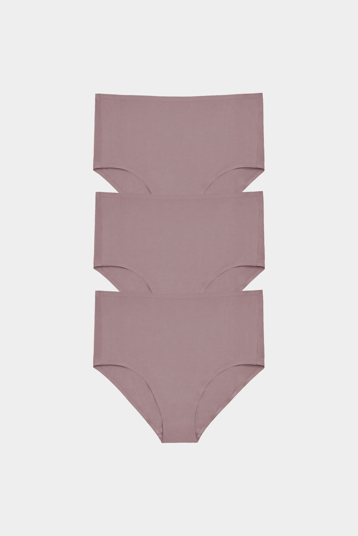 High Rise [Dusty Mauve] Three Bundle