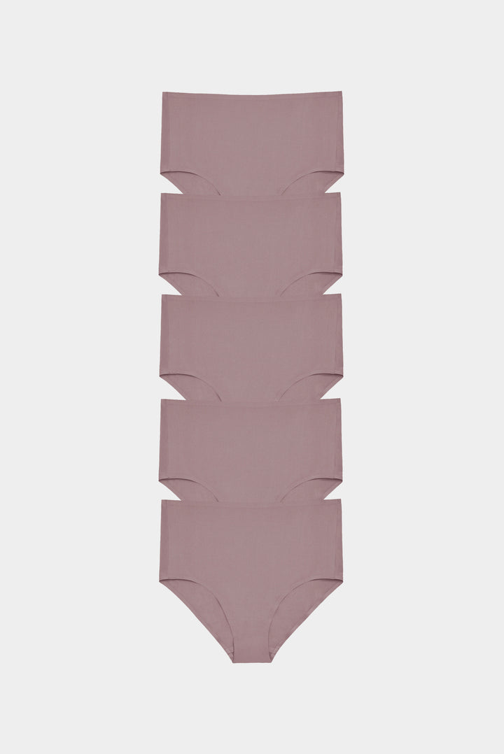 High Rise [Dusty Mauve] Five Bundle