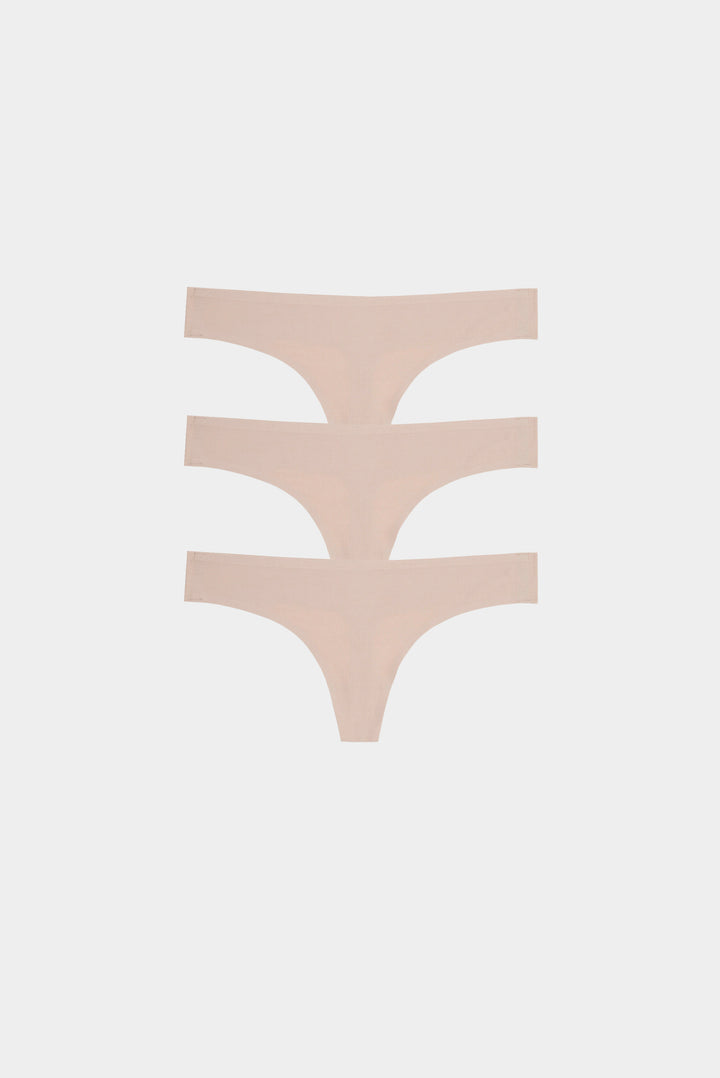 Thong [Sand] Three Bundle
